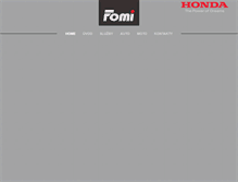 Tablet Screenshot of honda-fomi.cz